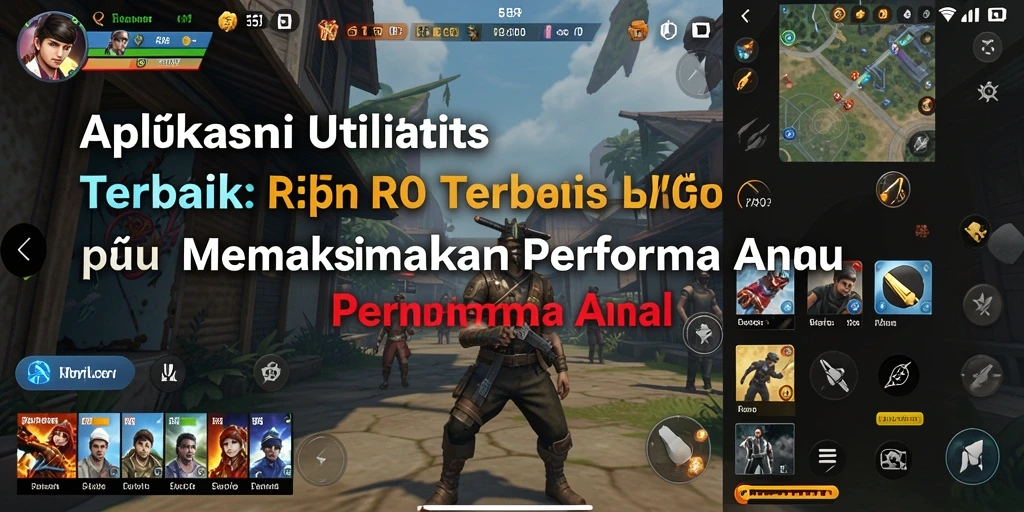 Tampilan antarmuka utama 55RP yang menampilkan fitur pengoptimalan.