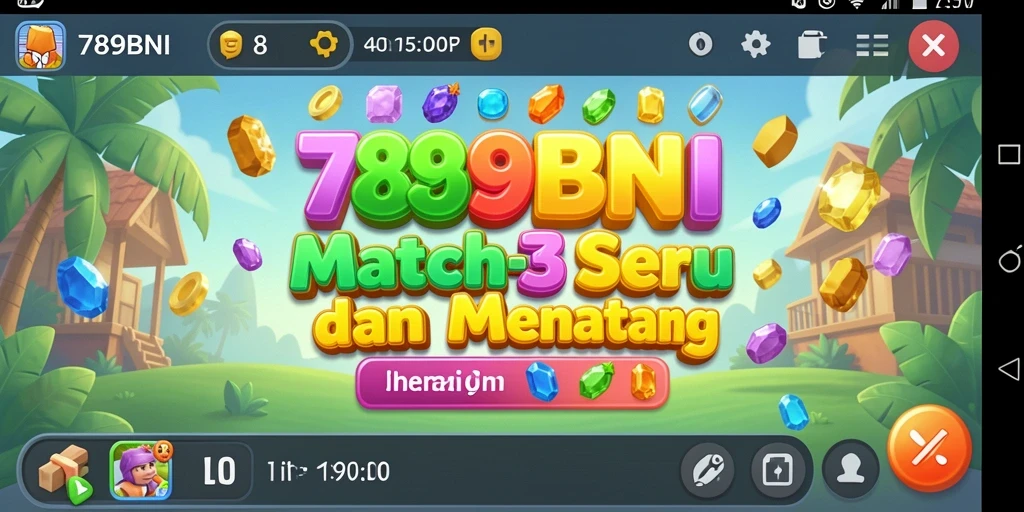 Tampilan gameplay seru di 789BNI, penuh warna dan tantangan.
