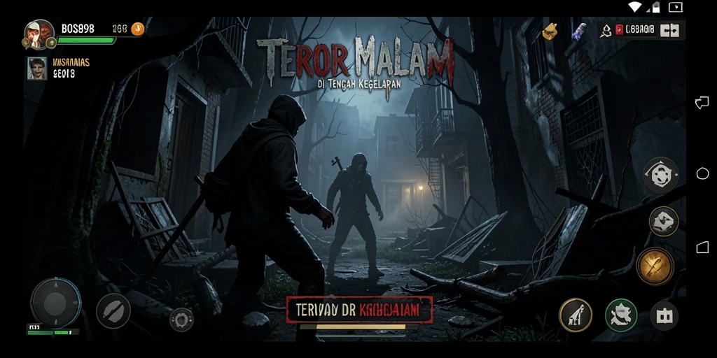 Gameplay menegangkan dari BOS898 saat berhadapan dengan makhluk misterius.