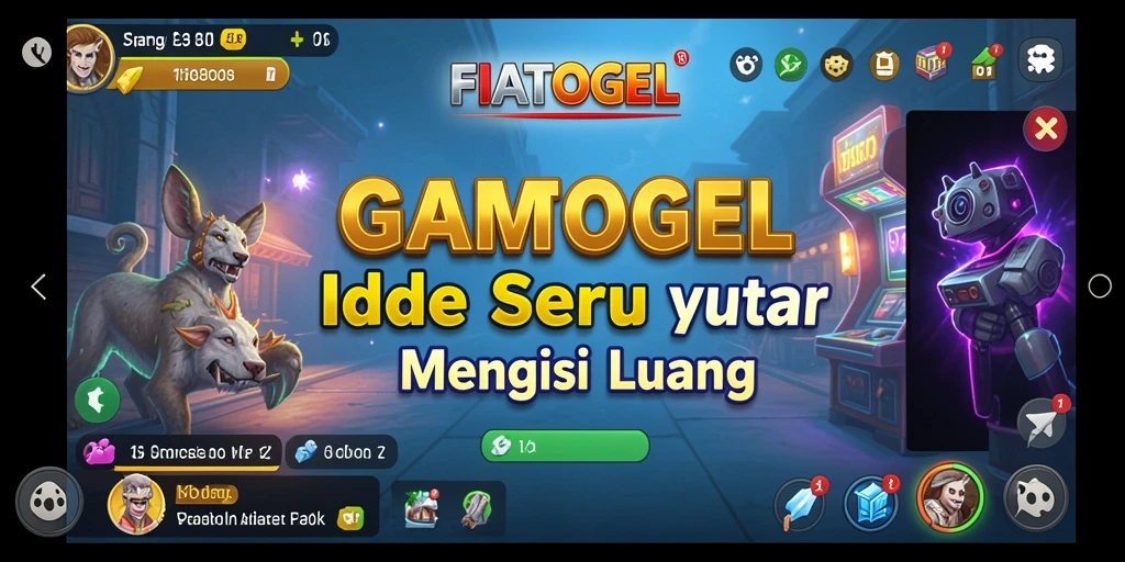 Tampilan menarik dan gameplay FIATOGEL dalam mode Idle.