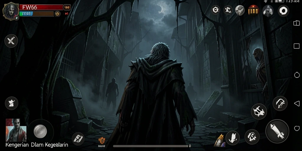 Screenshot utama FW66 menampilkan gameplay yang mencekam dan penuh ketegangan.