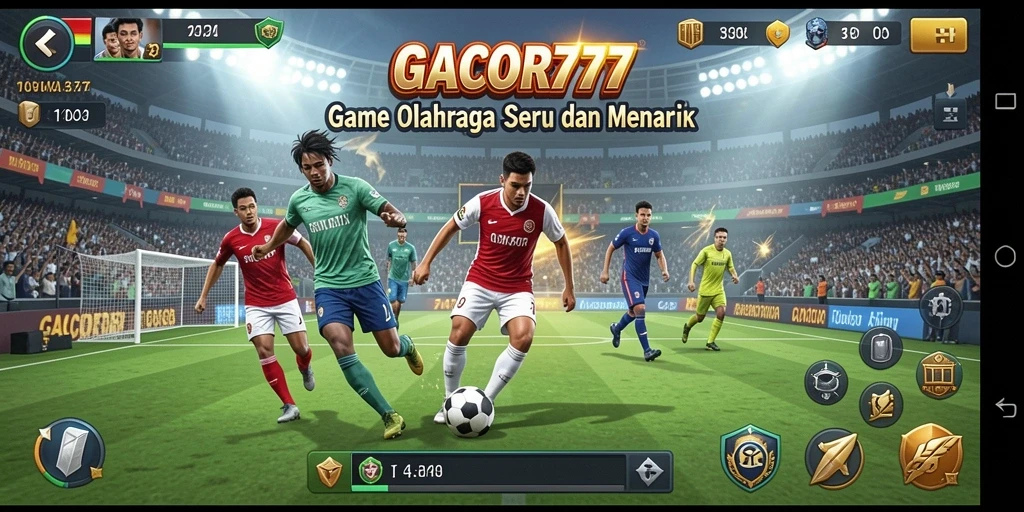 Tampilan gameplay seru dan mengasyikkan dalam GACOR777.