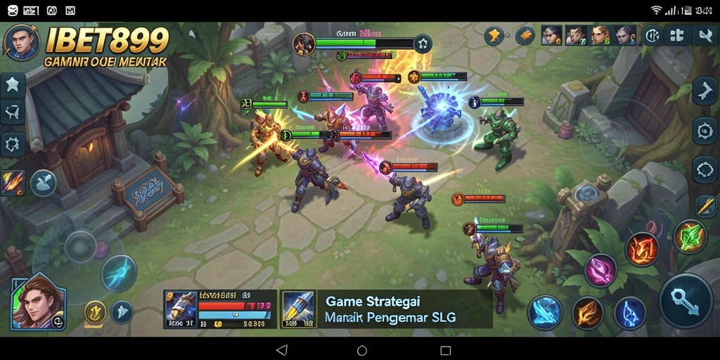 Gameplay SLG seru dengan grafis menarik dan pertempuran strategis.