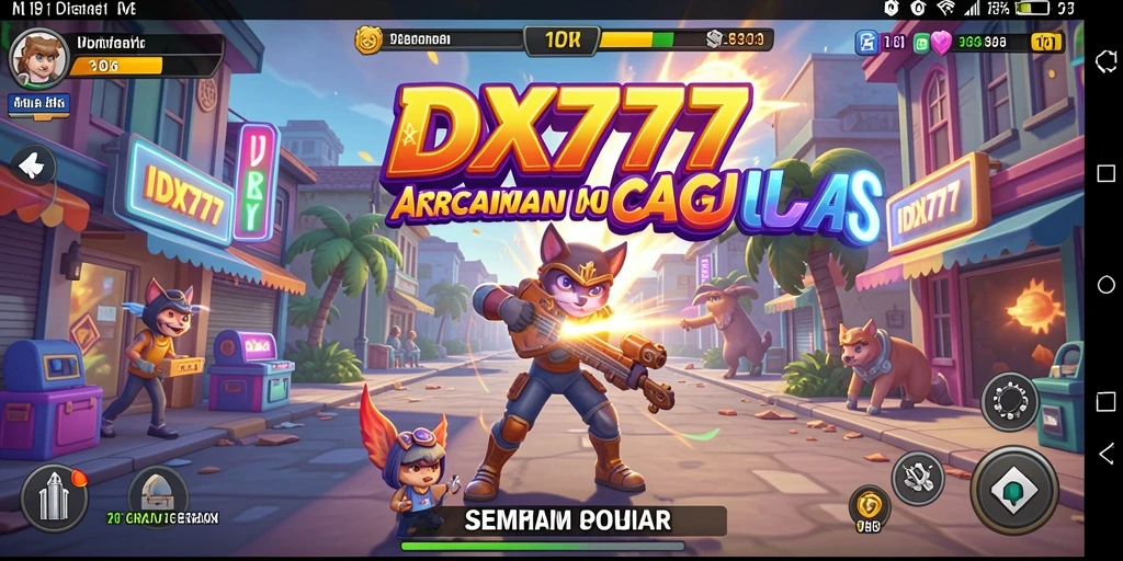 Tampilan gameplay IDX777 yang menarik dan penuh warna.