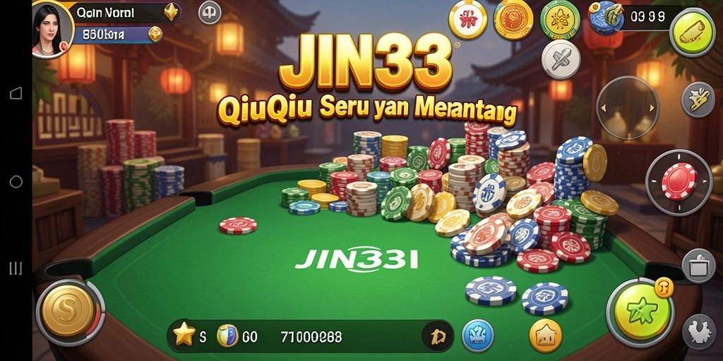 Tampilan gameplay QiuQiu yang seru dan menarik.