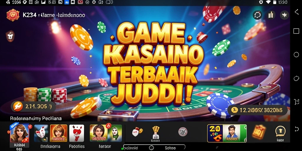 Tampilan gameplay K234 yang menarik dan mendebarkan saat bermain Kasino.