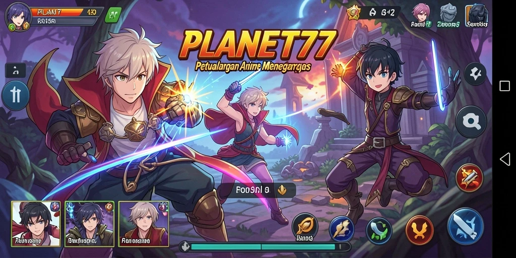 Tampilan menyeramkan dalam gameplay Anime yang menawan.