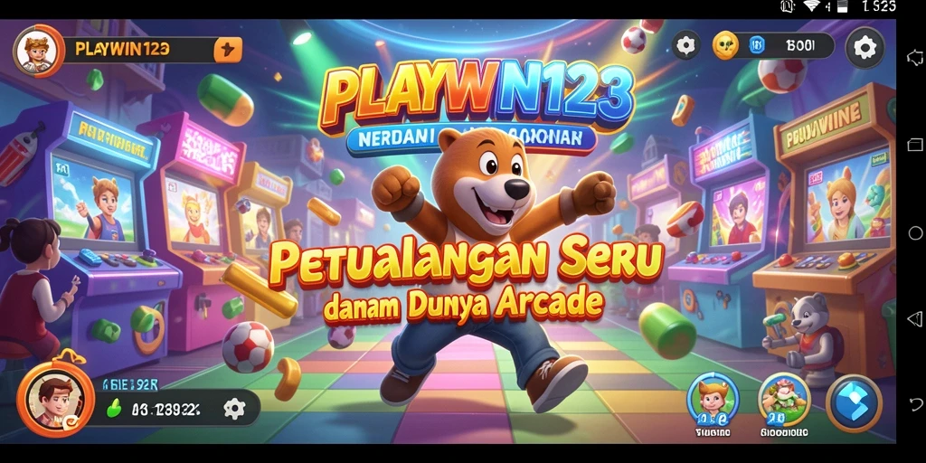 Tangkapan layar menampilkan gameplay Arcade yang penuh aksi dan seru.