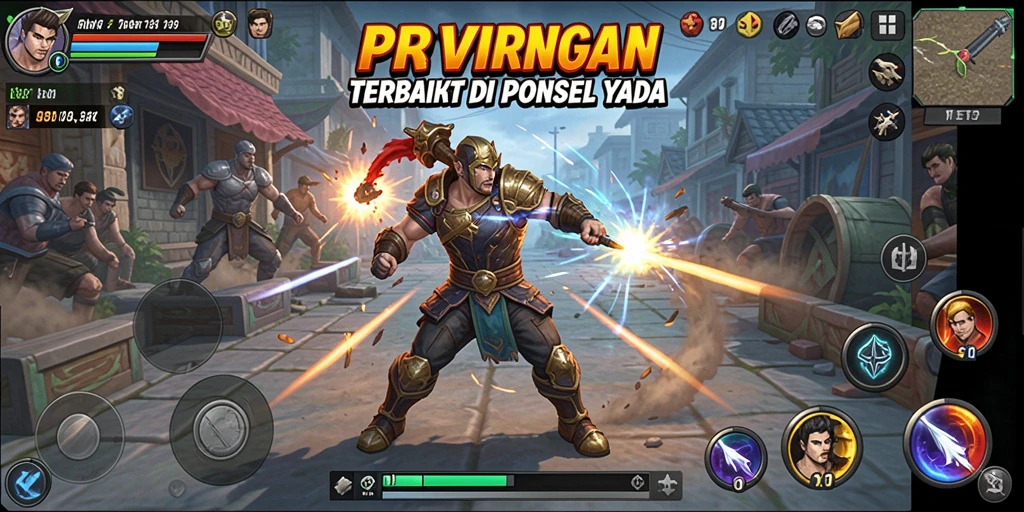 Tampilan gameplay RPVIP3 yang penuh aksi dan seru.