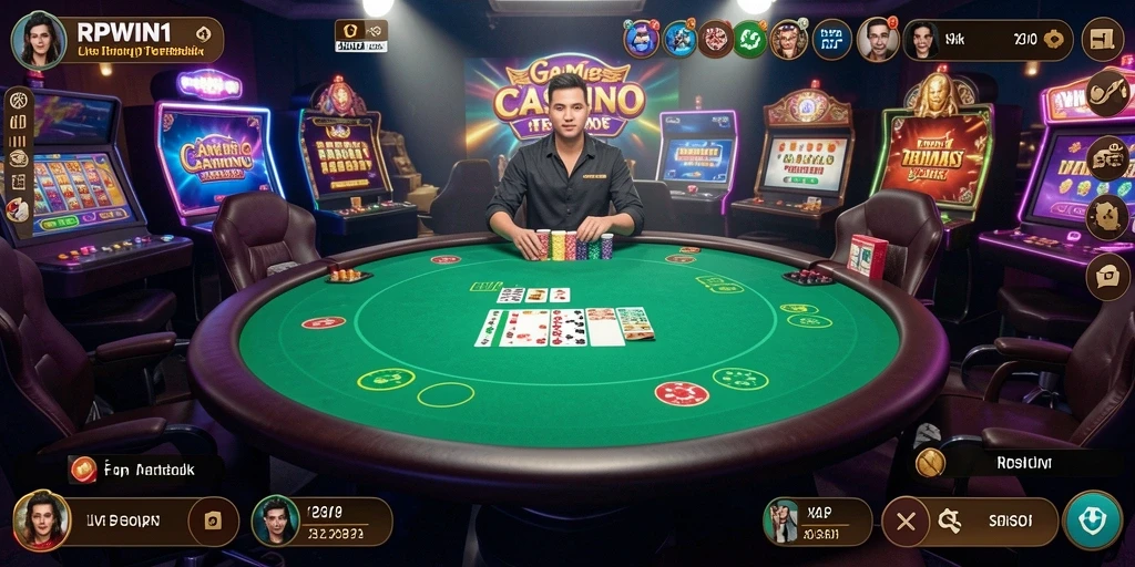 Gameplay menarik di RPWIN1 dengan dealer langsung.