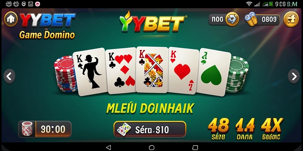 Tampilan gameplay YYBET yang mendebarkan dalam permainan Domino.