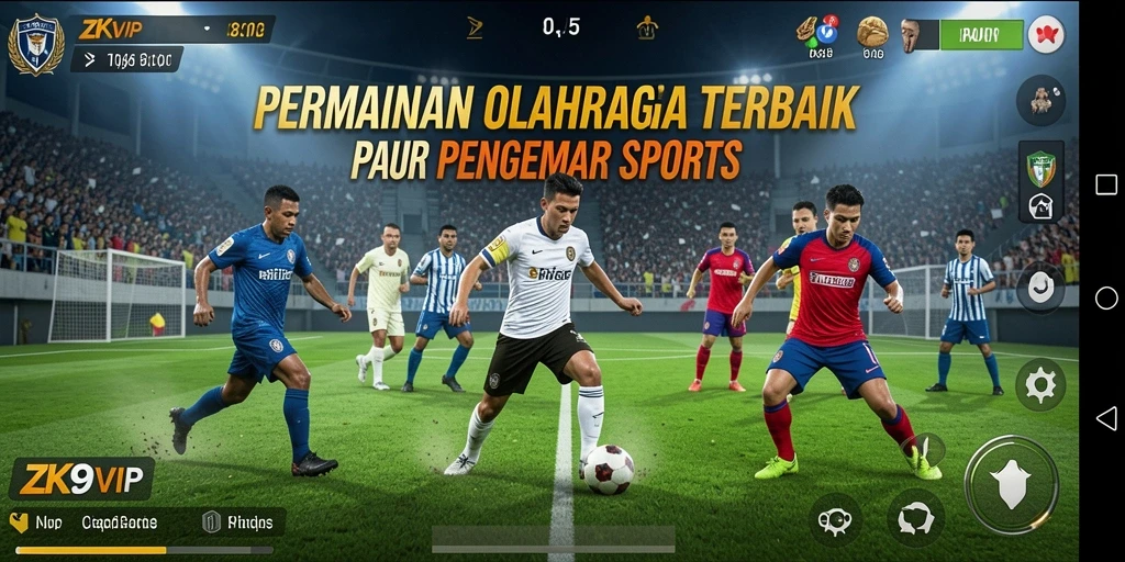 Tampilan seru gameplay ZK9VIP dengan aksi olahraga yang mendebarkan.